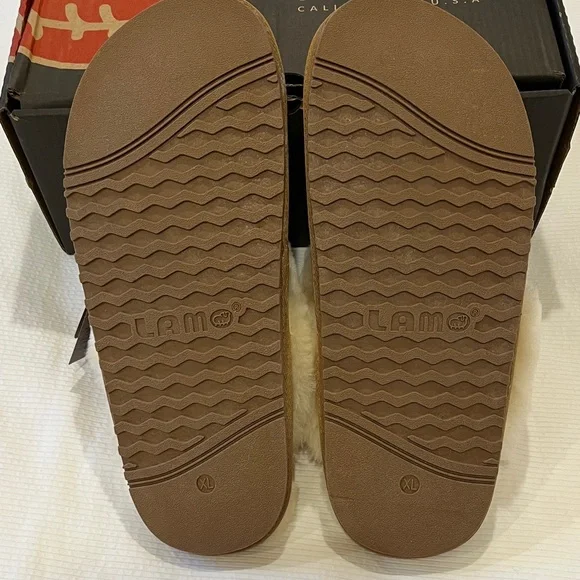 New Women’s LAMO Genuine Shearling Slippers Scuffs Size XL (9-10), NWT - Picture 4 of 7